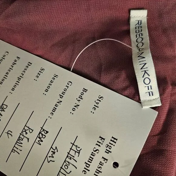 Rebecca Minkoff Dana dress, plum spaghetti strap. Size S. - Picture 6 of 6